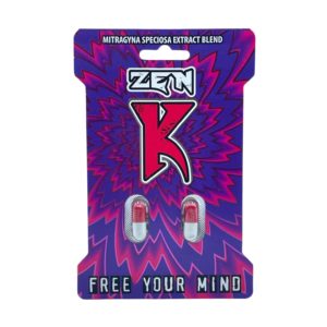 Zen K Kratom Extract Blend Capsules