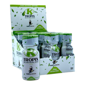 K-Tropix Vanilla Mocha Kratom Shot 1250mg 10mL