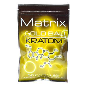 Matrix Gold Bali Kratom Capsules