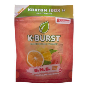 K-Burst OMG 100X Kratom Extract Gummies