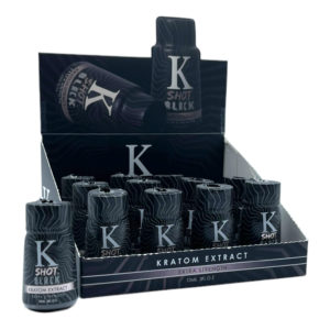 K-Shot Black Kratom Extract Shot 1250mg 10mL