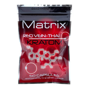 Buy Matrix Red Vein Kratom Capsules