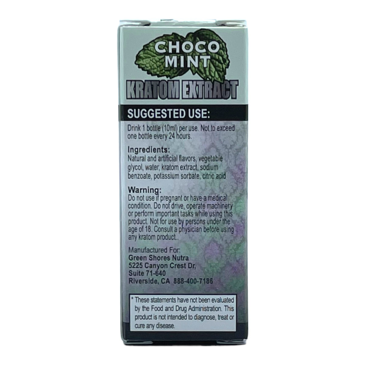 VooDoo3 Ultra 155 Chocolate Mint Kratom Shot – 10ml