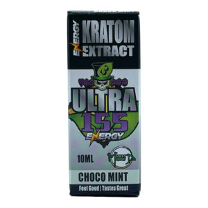 VooDoo3 Ultra 155 Chocolate Mint Energy Kratom Shot 155mg 10mL