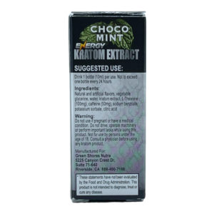 VooDoo3 Ultra 155 Chocolate Mint Energy Kratom Shot 155mg 10mL