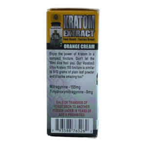 VooDoo3 Ultra 155 Orange Cream Kratom Shot 155mg 10mL