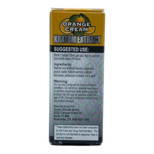 VooDoo3 Ultra 155 Orange Cream Kratom Shot 155mg 10mL
