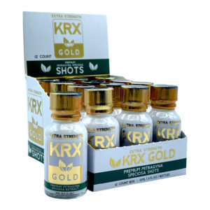 KRX Gold Extra Strength Kratom Shot 180mg MIT 15mL