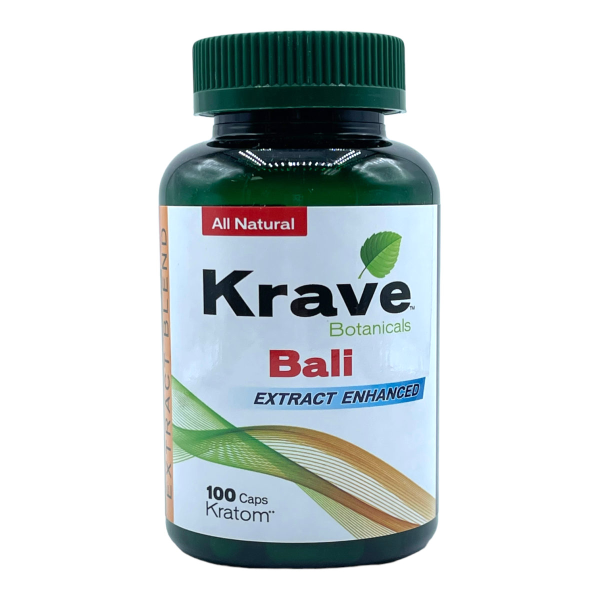 Krave Bali Extract Blend Enhanced Kratom Capsule – 100ct