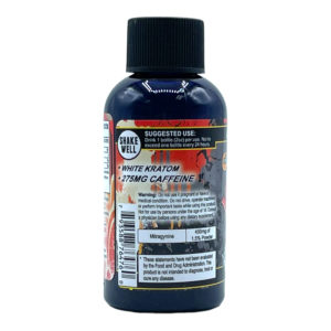 K-Rush White Maeng Da Orange Extreme Kratom Shot 450mg 59mL