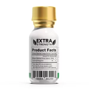 KRX Gold Extra Strength Kratom Shot 180mg MIT 15mL