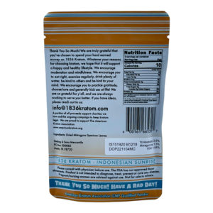 1836 Kratom White Indonesian Sunrise Kratom Powder