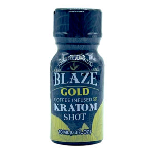 Blaze Kratom Gold Coffee Infused Kratom Shot - 10ml