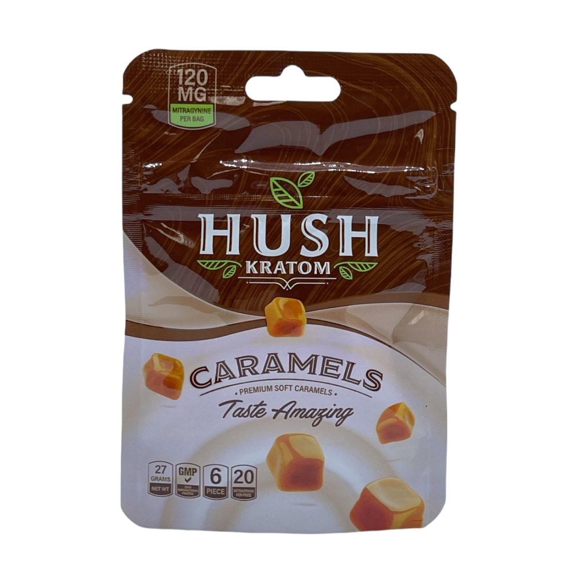 HUSH Premium Soft Caramel Kratom Candy
