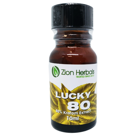 Zion Herbals Lucky 80 Kratom Extract Shot – 10ml