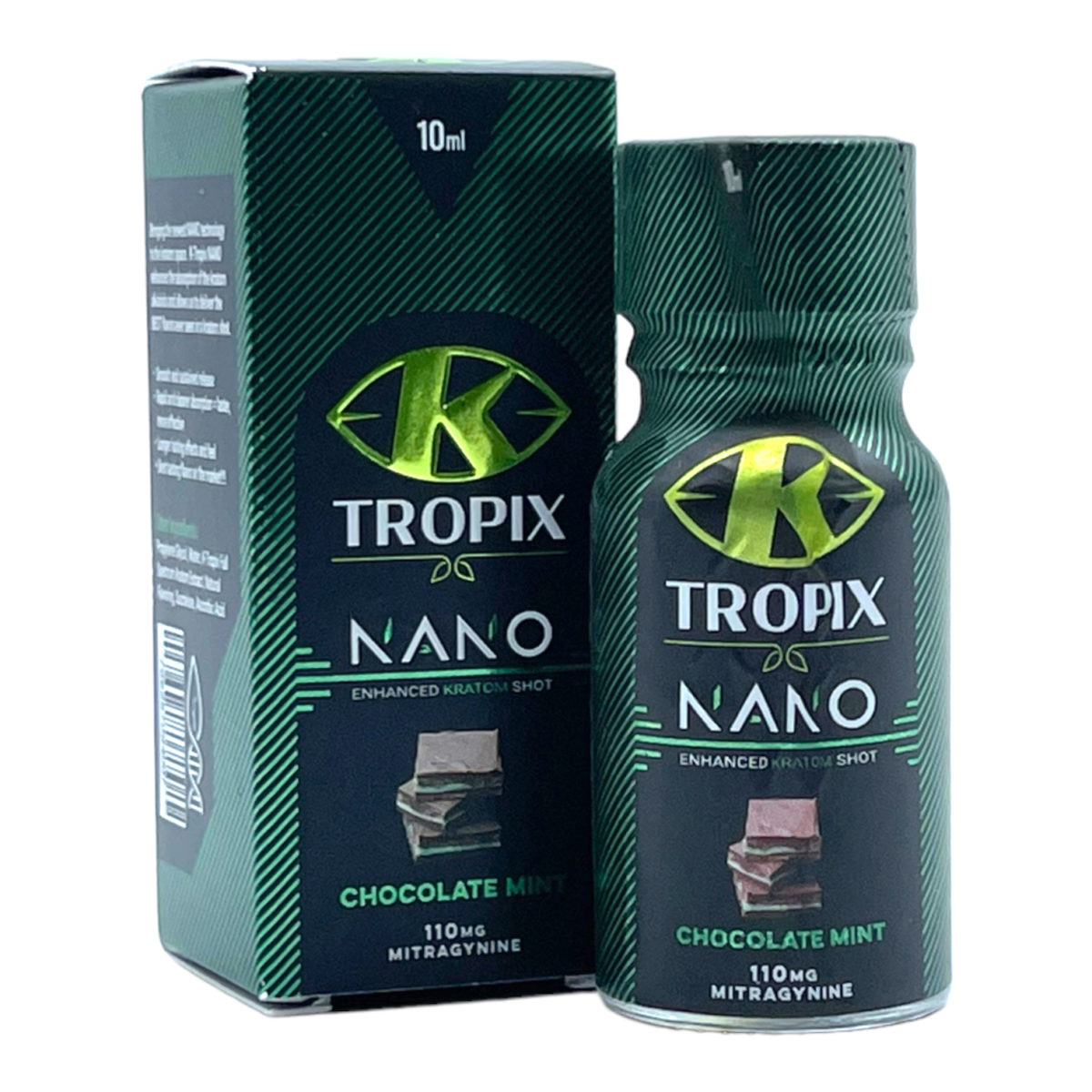 K-Tropix Exclusive Chocolate Mint Nano Kratom Shot – Buy 10 Get 2 Free