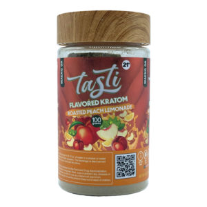 Tasti Roasted Peach Lemonade Kratom Powder - 100 grams