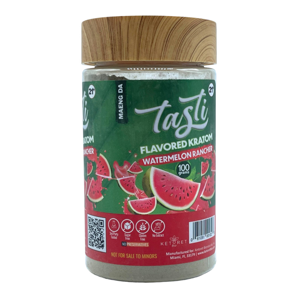 Tasti Watermelon Rancher Kratom Powder – 100 grams