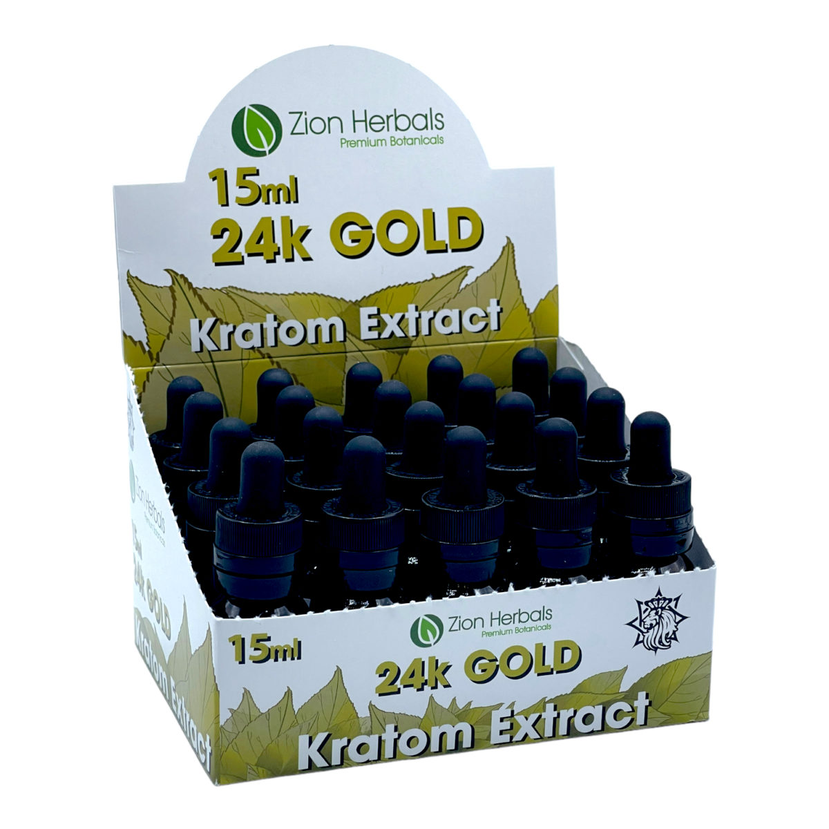 Zion Herbals 24k Gold Kratom Shot – 15ml