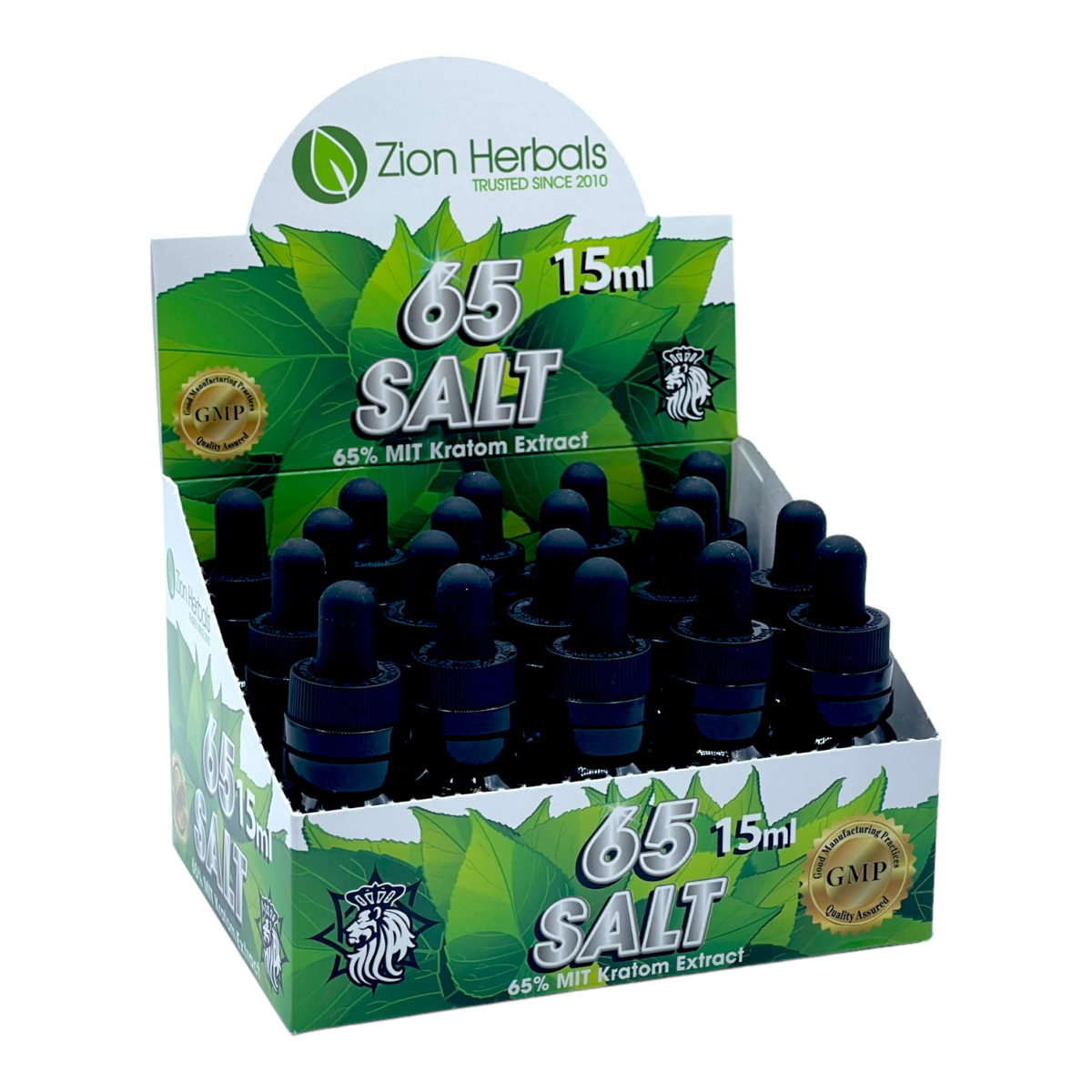 Zion Herbals 65 Salt Kratom Extract Shot – 15ml