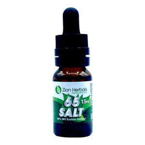 Zion Herbals 65 Salt Kratom Extract Shot - 15ml