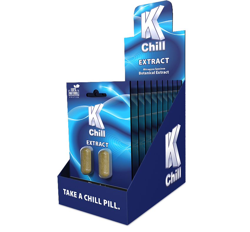 K-Chill Kratom Extract Capsules – 2 count
