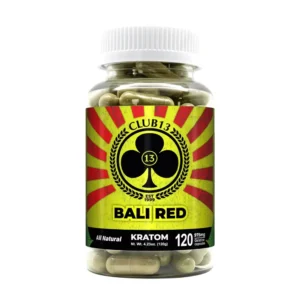 Club 13 Extra Strength Red Bali Kratom Capsules