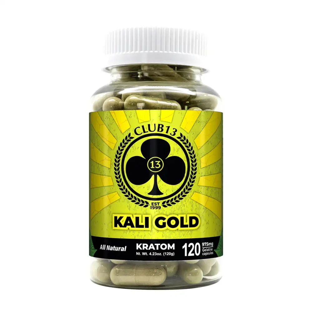 Club 13 Extra Strength Kali Gold Kratom Capsules