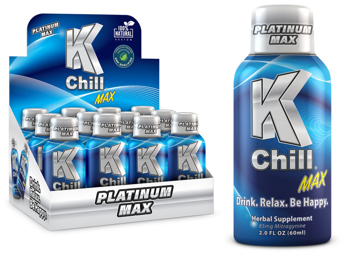 K-Chill Max Extract Kratom Shot – 2oz