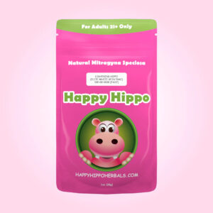 Happy Hippo Elite White Vein Thai Kratom Powder - Lightning Hippo