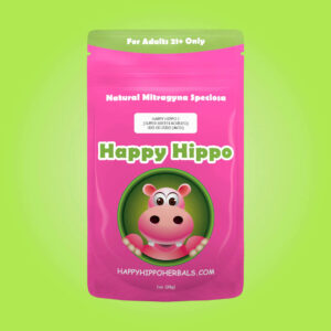 Happy Hippo Super Green Borneo Kratom Powder - Happy Hippo