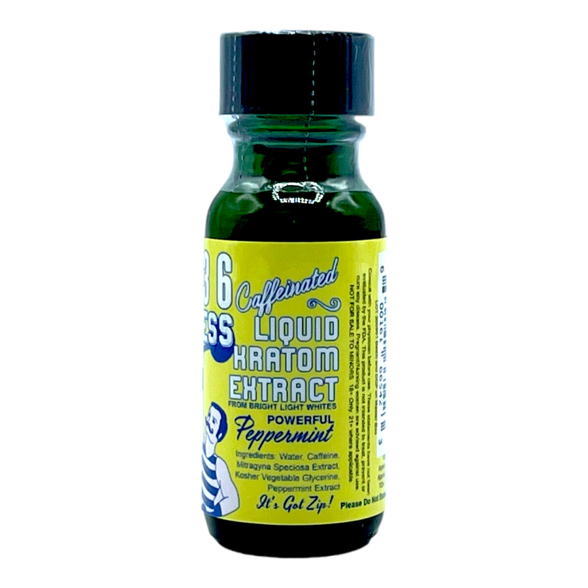 1836 Kratom Caffeinated Peppermint Extract Kratom Shot – 15ml