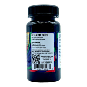 Dope Trainwreck 2X Kratom Extract Capsules