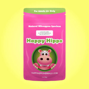 Happy Hippo Elite Yellow Vein Maeng Da Kratom Capsules - Sunshine Hippo