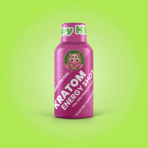 Happy Hippo Berry PomPom Extract Kratom Energy Shot -  59ml