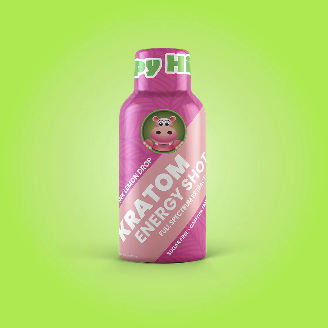 Happy Hippo Pink Lemon Extract Kratom Energy Shot –  59ml