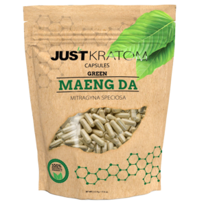 Just Kratom Green Maeng Da Kratom Capsules