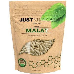 Just Kratom Green Malay Kratom Capsules