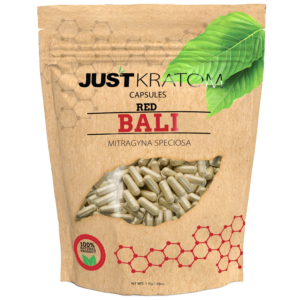 Just Kratom Red Bali Kratom Capsules