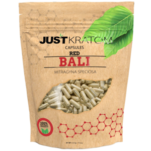 Just Kratom Red Bali Kratom Capsules