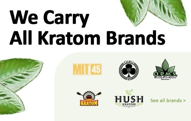 We carry all kratom brands of Green Vein Kratom