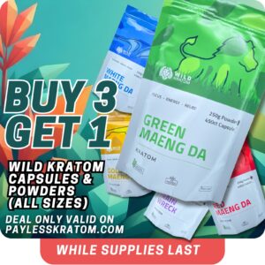 Wild Kratom Green Maeng Da Kratom Powder