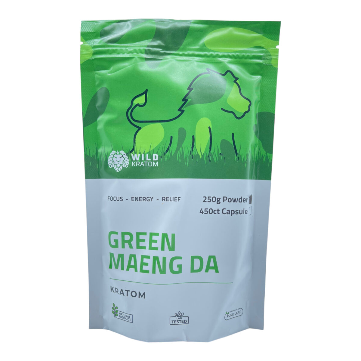 Wild Kratom Green Maeng Da Kratom Powder