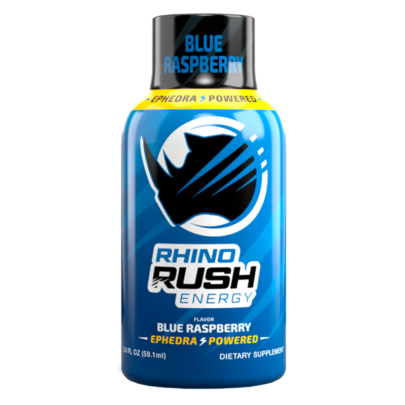 Rhino Rush Blue Raspberry Energy Shot – 59ml