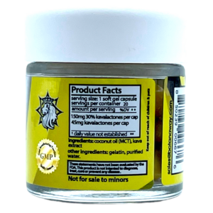 Zion Herbals Kava Extract Soft Gels 30% 20ct