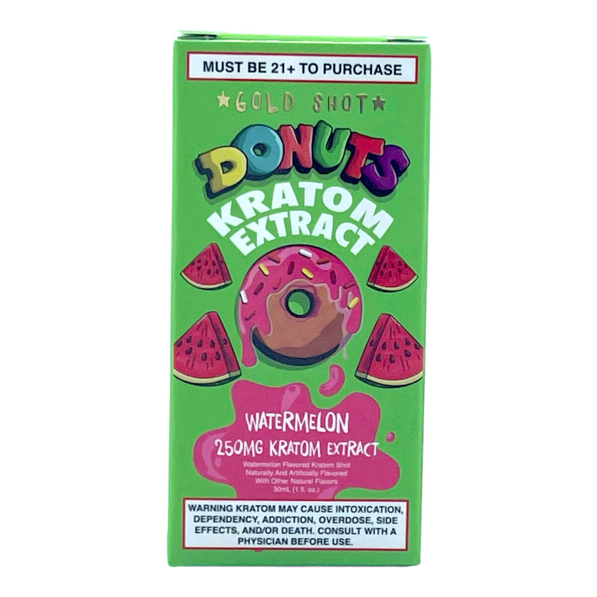 Watermelon Donuts Kratom Extract Gold Shot 100MG – 30ml