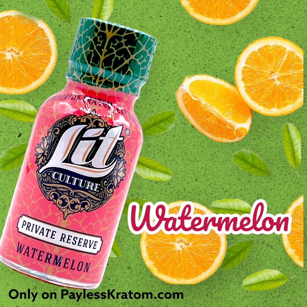Lit Culture Watermelon Kratom Shot – 15mL