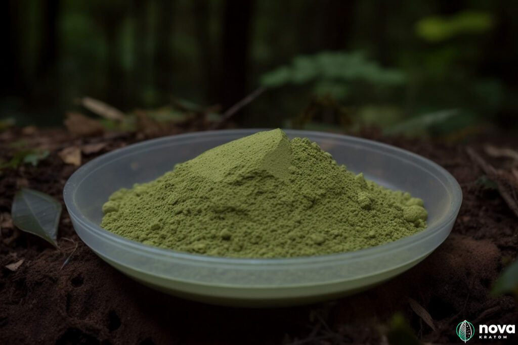 Thai Kratom in saucer