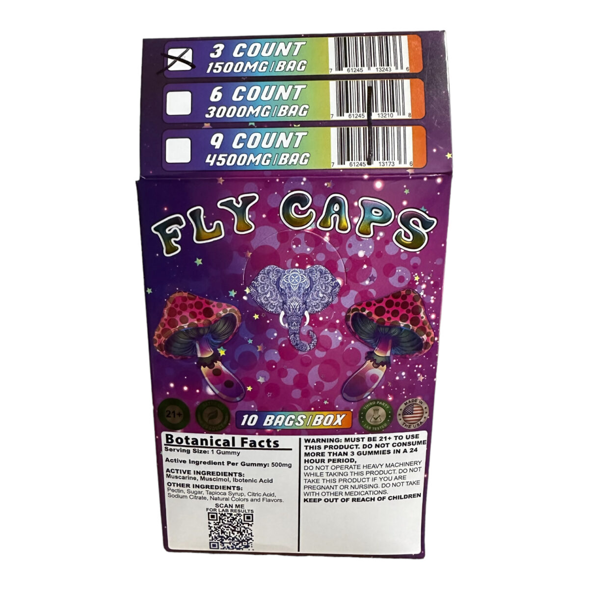 Blue Magic Mushroom Fly Caps Gummy – 500MG
