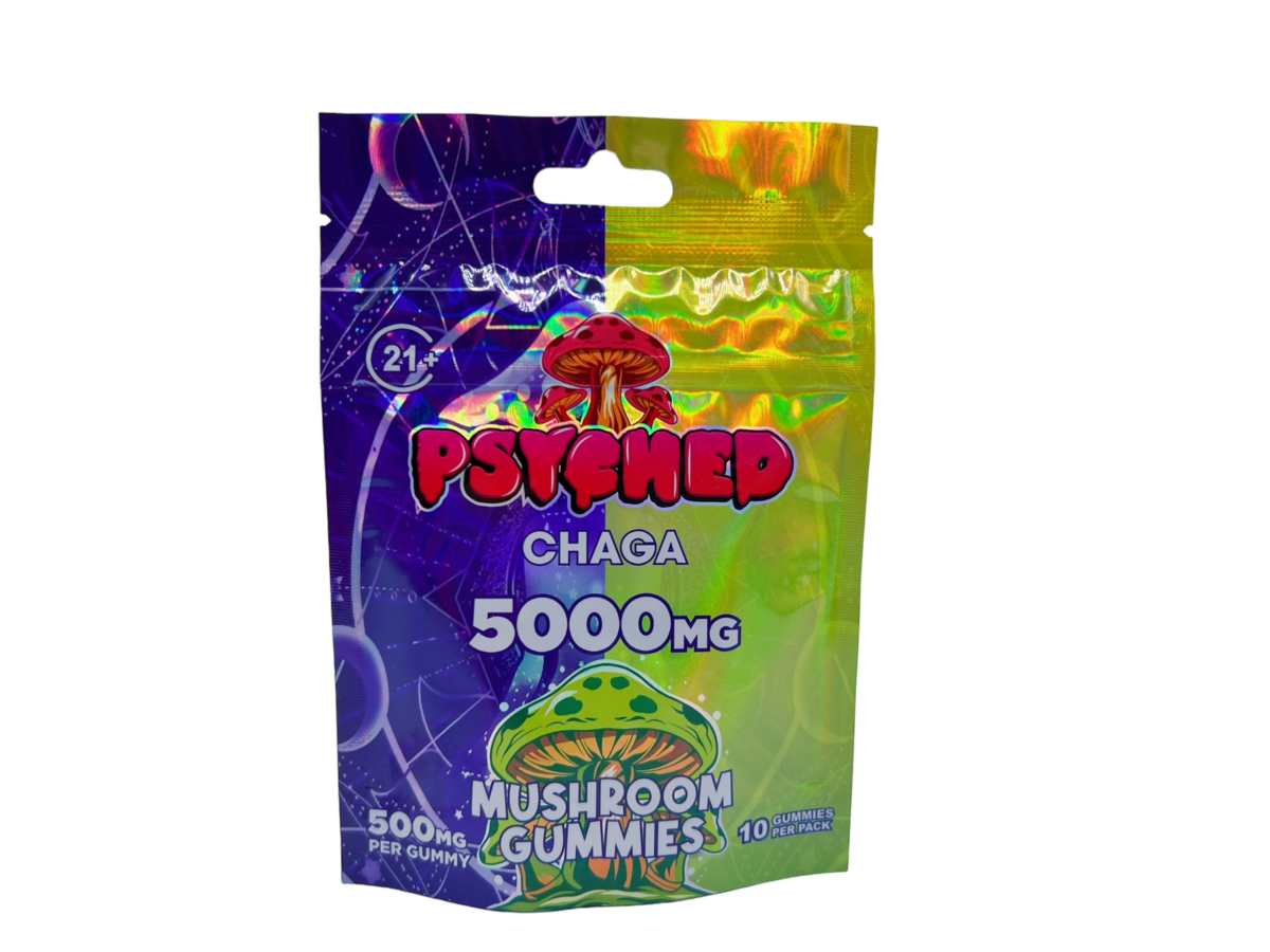 Psyched Chaga Mushroom Gummies – 500mg